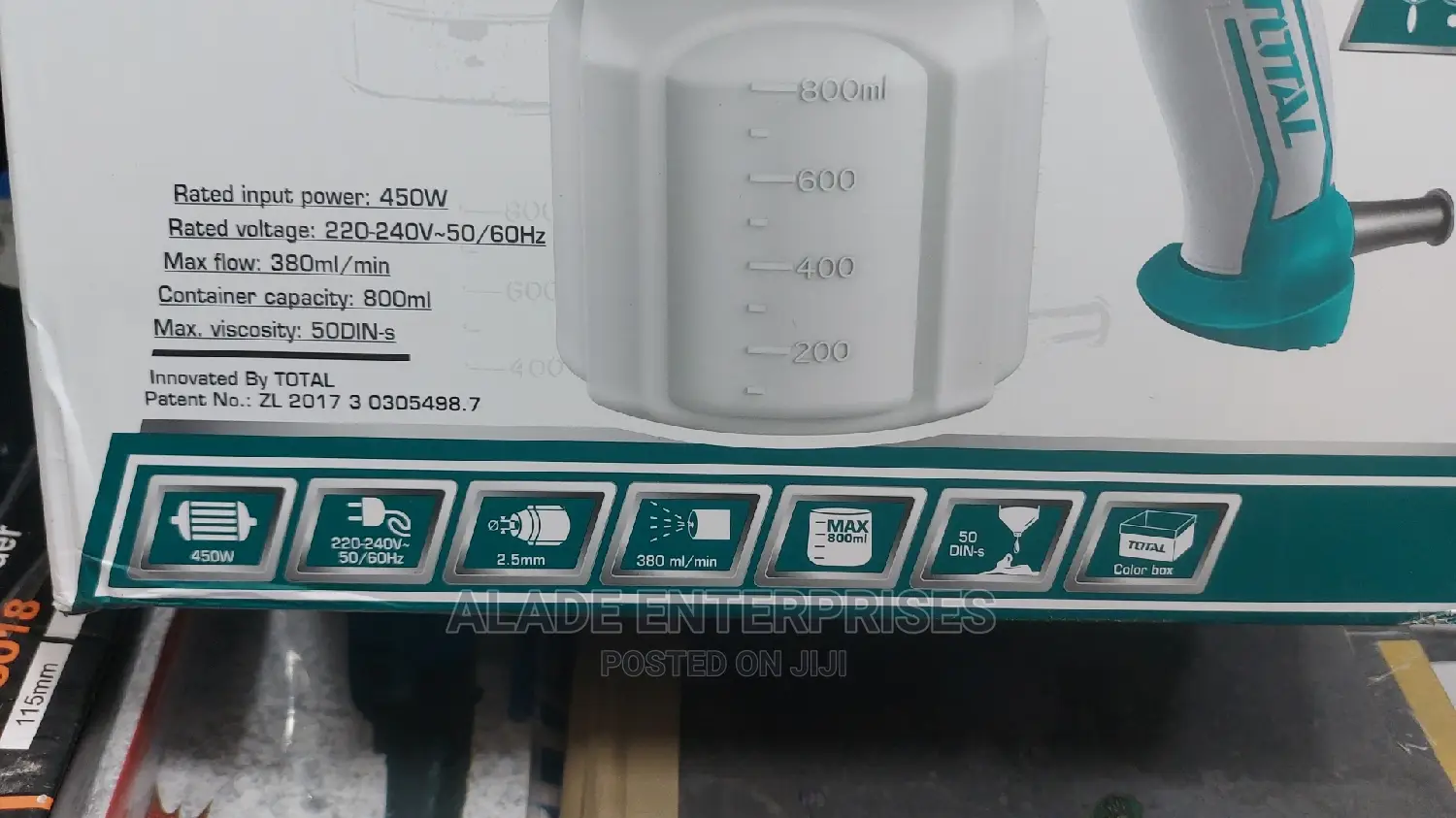 Total Electric Spraying Gun 450w