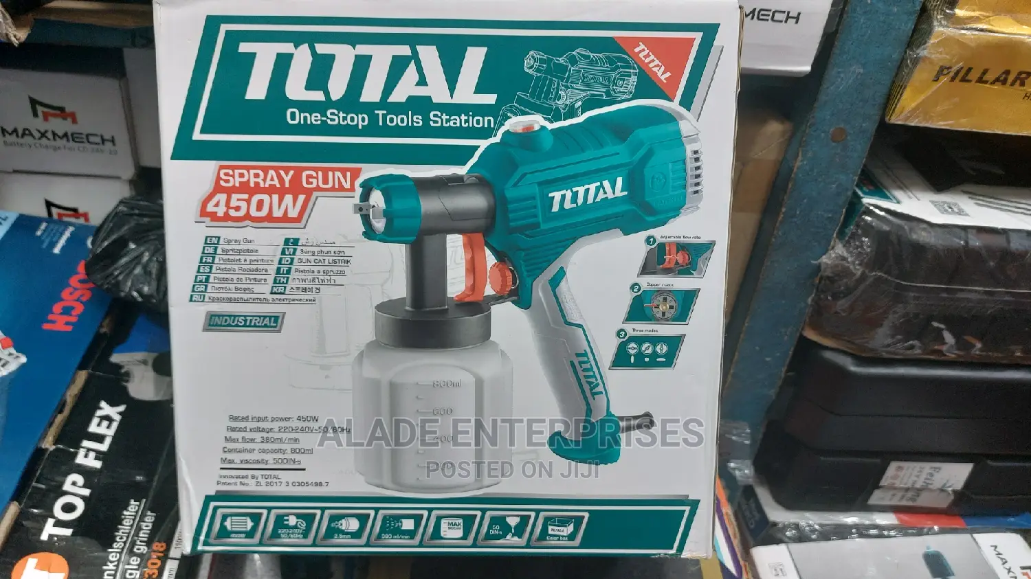 Total Electric Spraying Gun 450w
