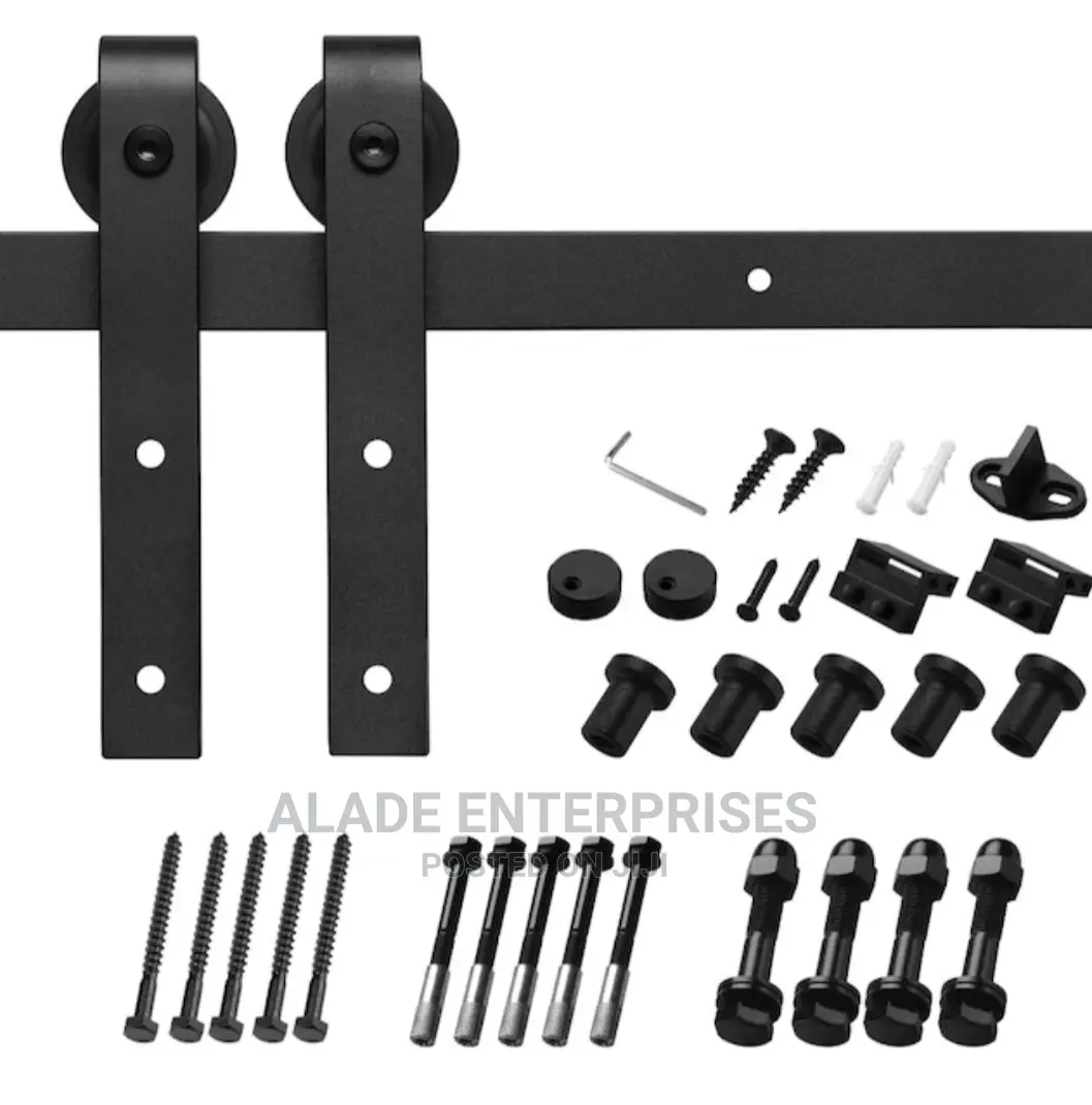 Heavy Duty Sturdy Sliding Barn Door Hardware Kit