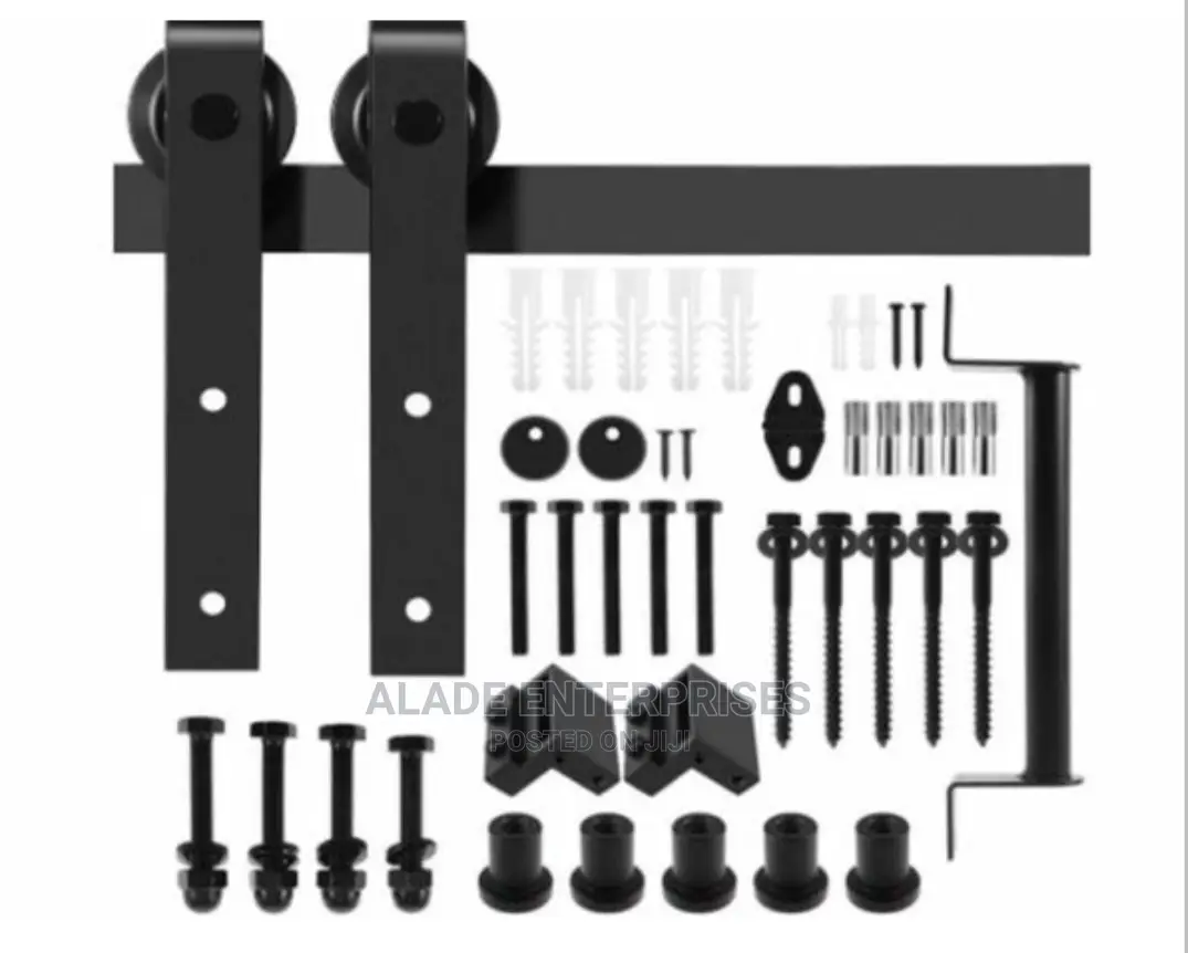 Heavy Duty Sturdy Sliding Barn Door Hardware Kit