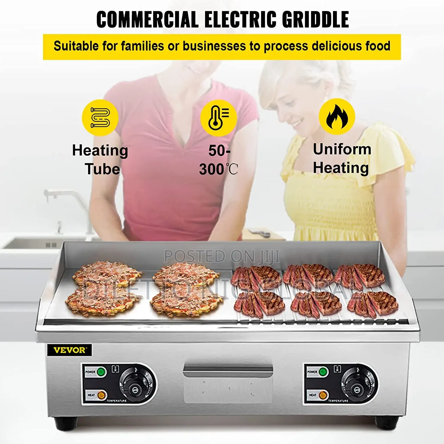 Industrial Commercial Electric Grill Griddle