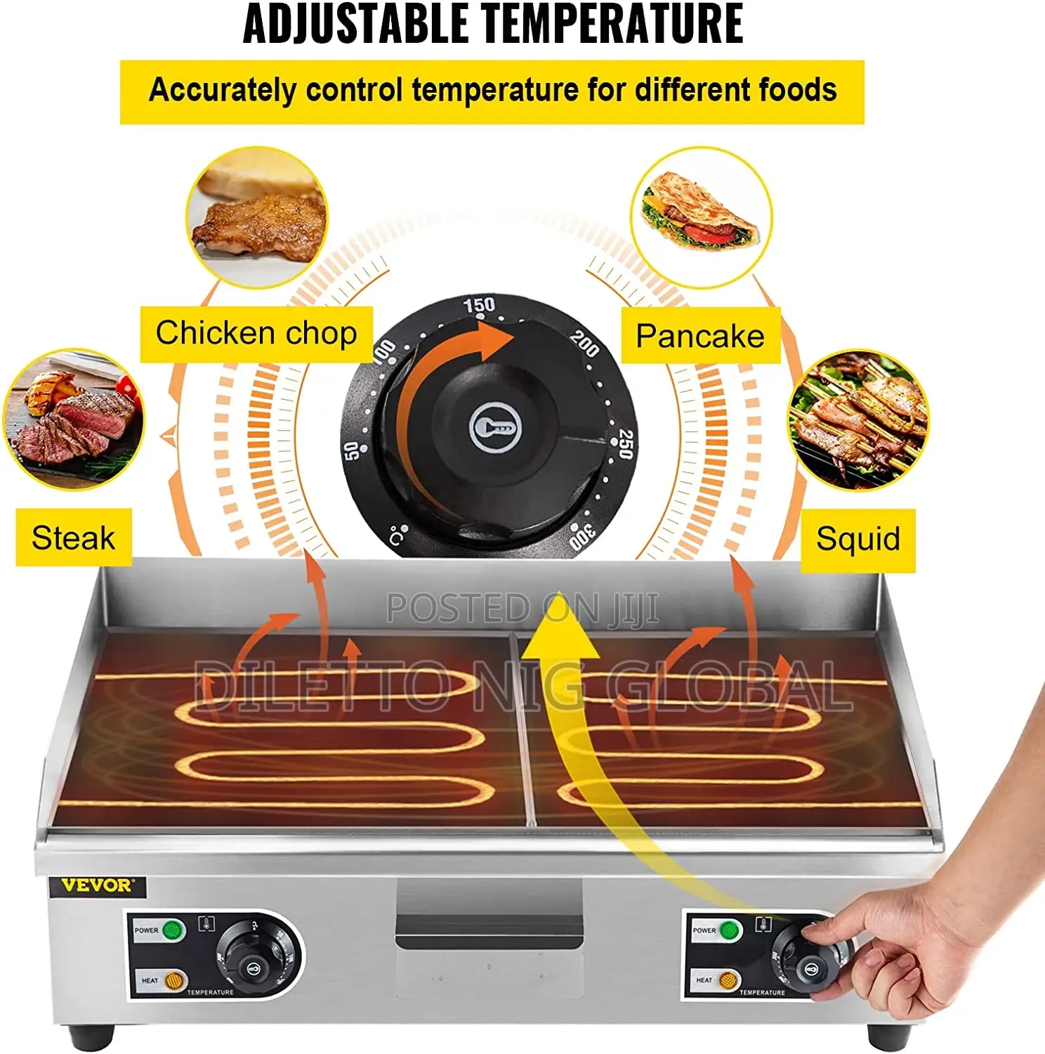 Industrial Commercial Electric Grill Griddle