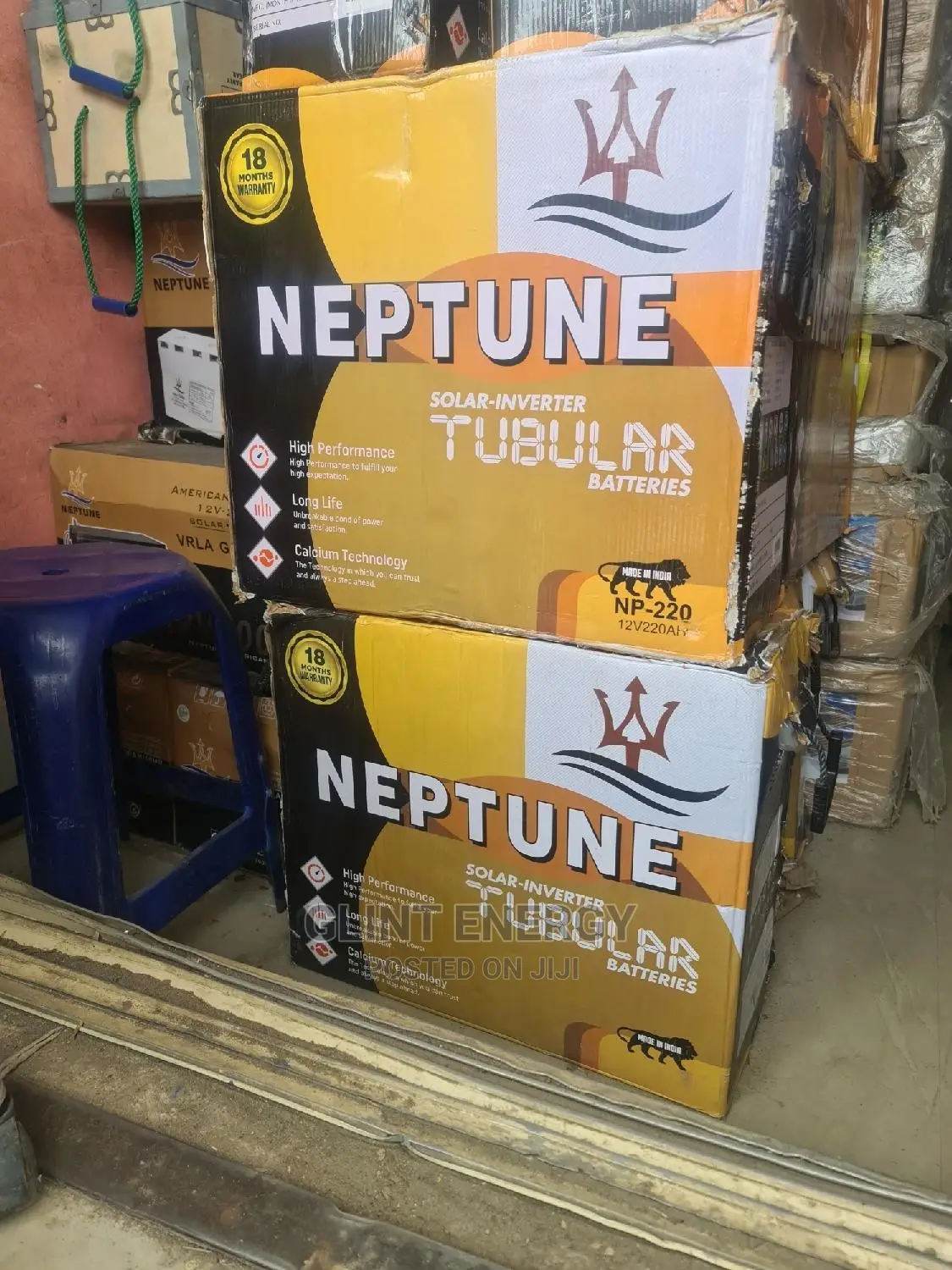 220ah 12v Neptune India Tubular Battery