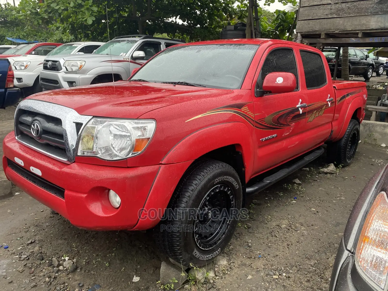Toyota Tacoma 4x4 Double Cab 2008 Red