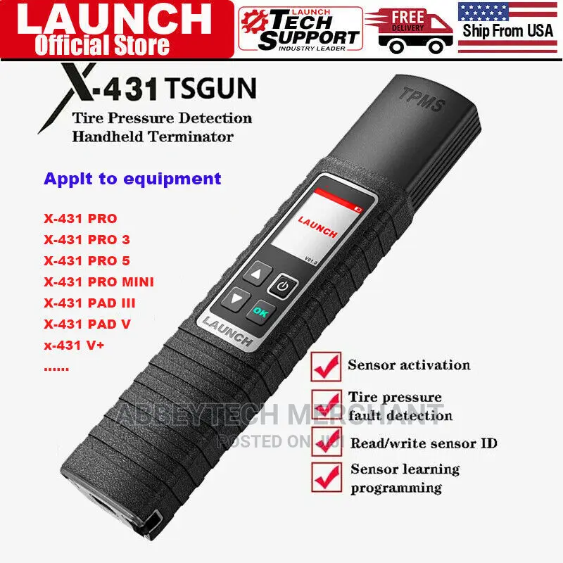 Launch X431 Pros v With X431 Tsgun TPMS Programmer