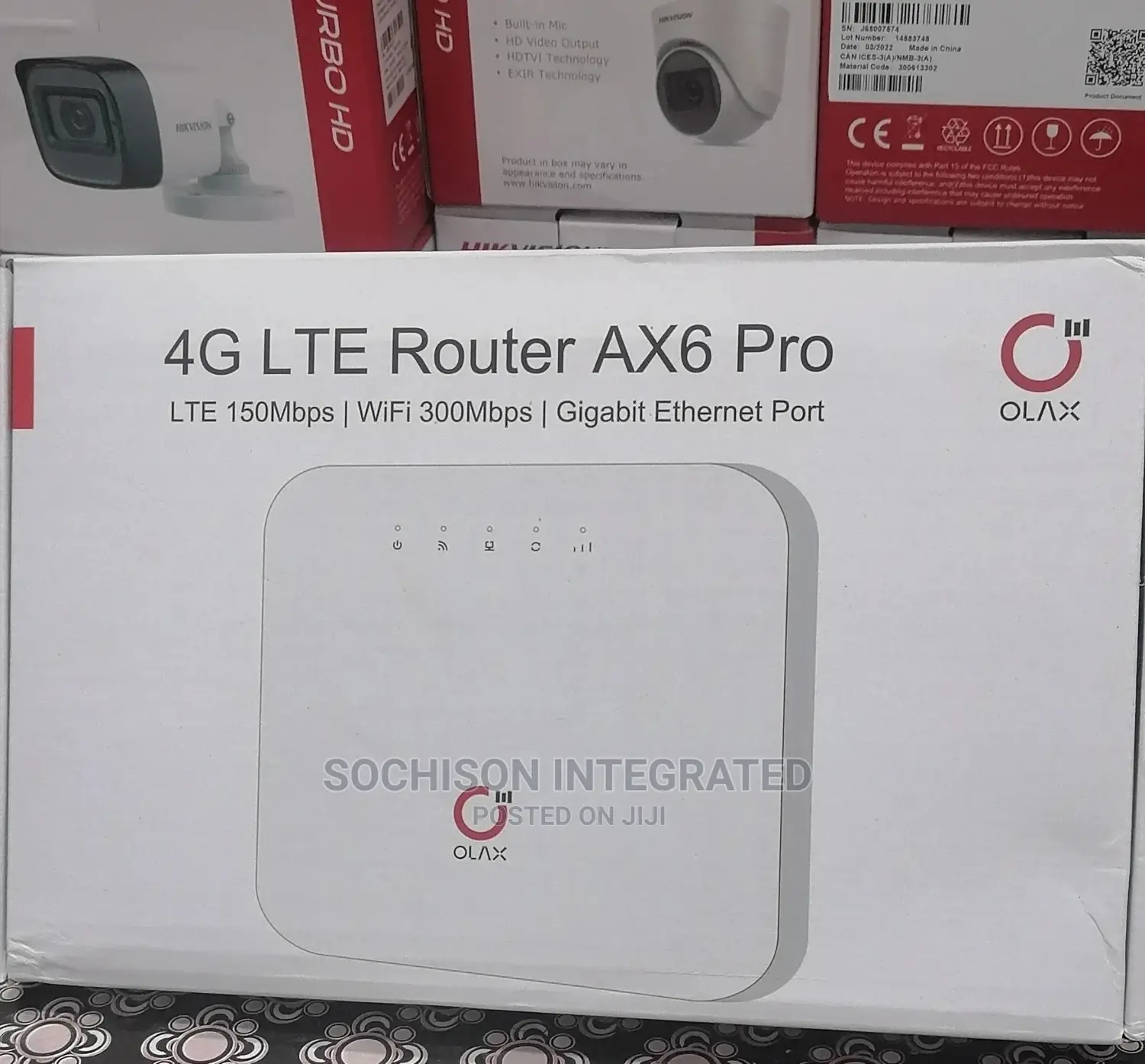 Olax AX6 Pro 4g Lte Wireless Router White 300mbps