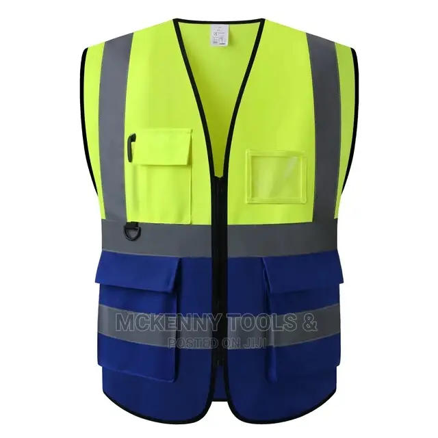 Sfvest High Visibility Reflective Safety Work Vest Security