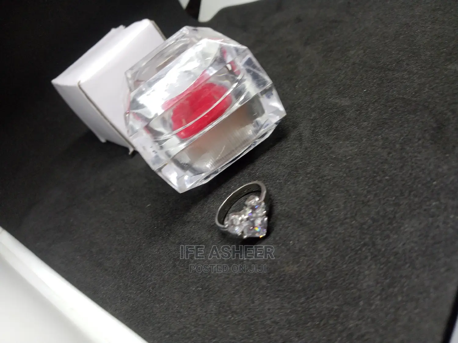 Heart Shape US Sterling Silver Proposal Ring