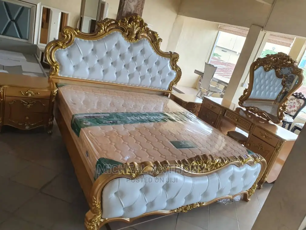 Gold Design Bed Complete Set Turkey Product