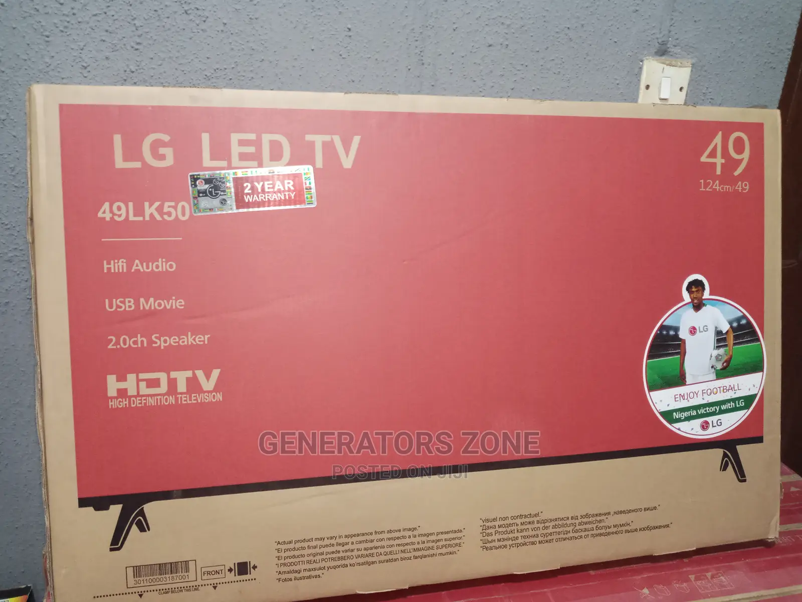 The Brand-New LG 49'' Inch LED TV