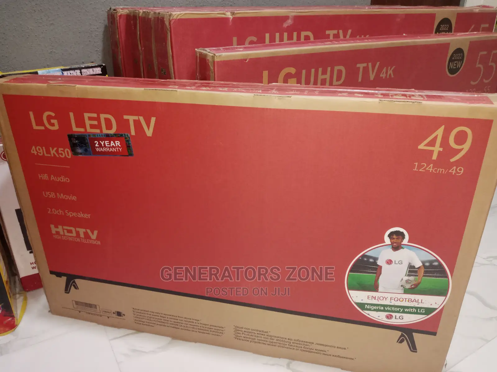 The Brand-New LG 49'' Inch LED TV