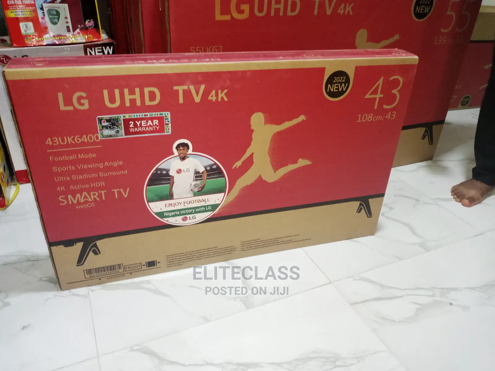 Brand New LG 43"Inches Smart TV+Free TV Stand