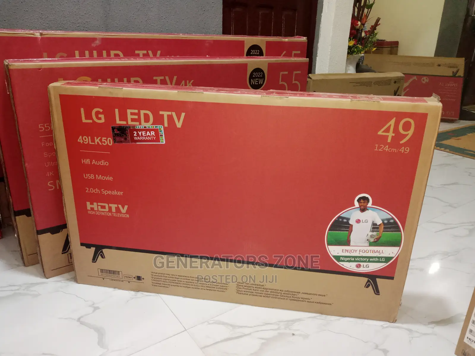 LG LED TV 49'' Inch -49lk50 With USB