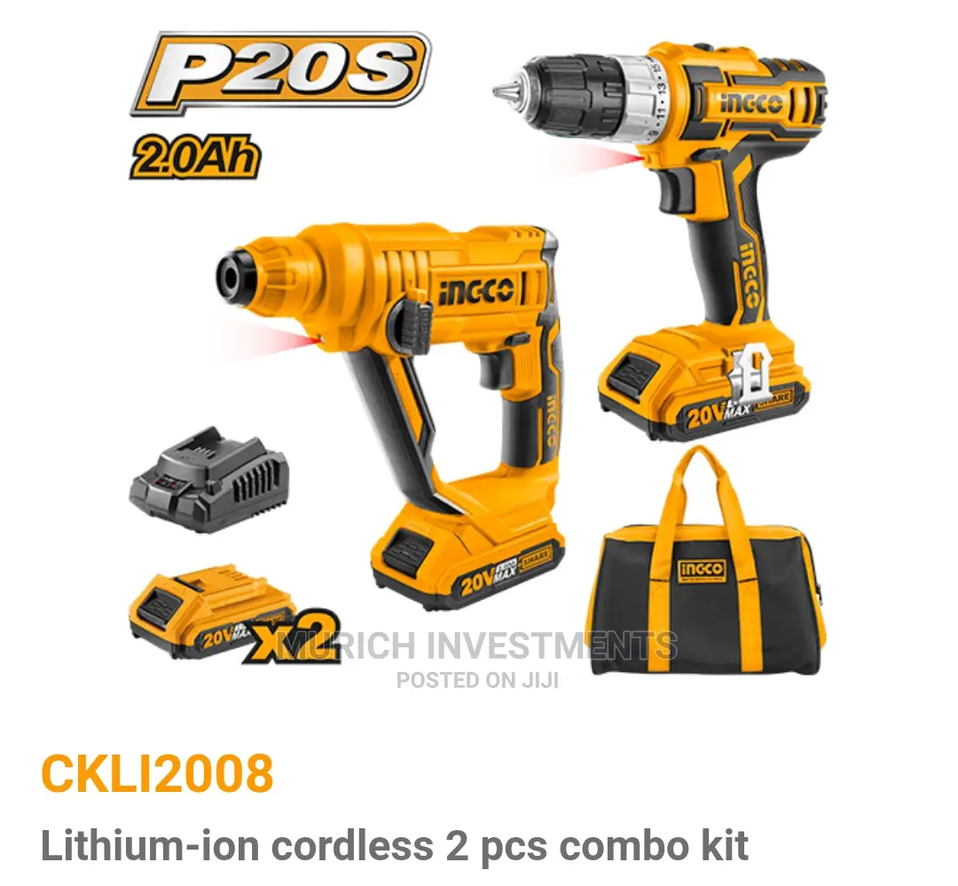 Lithium-Ion Cordless Rotary Hammer 2-Pc. Combo KIT Ckli2008