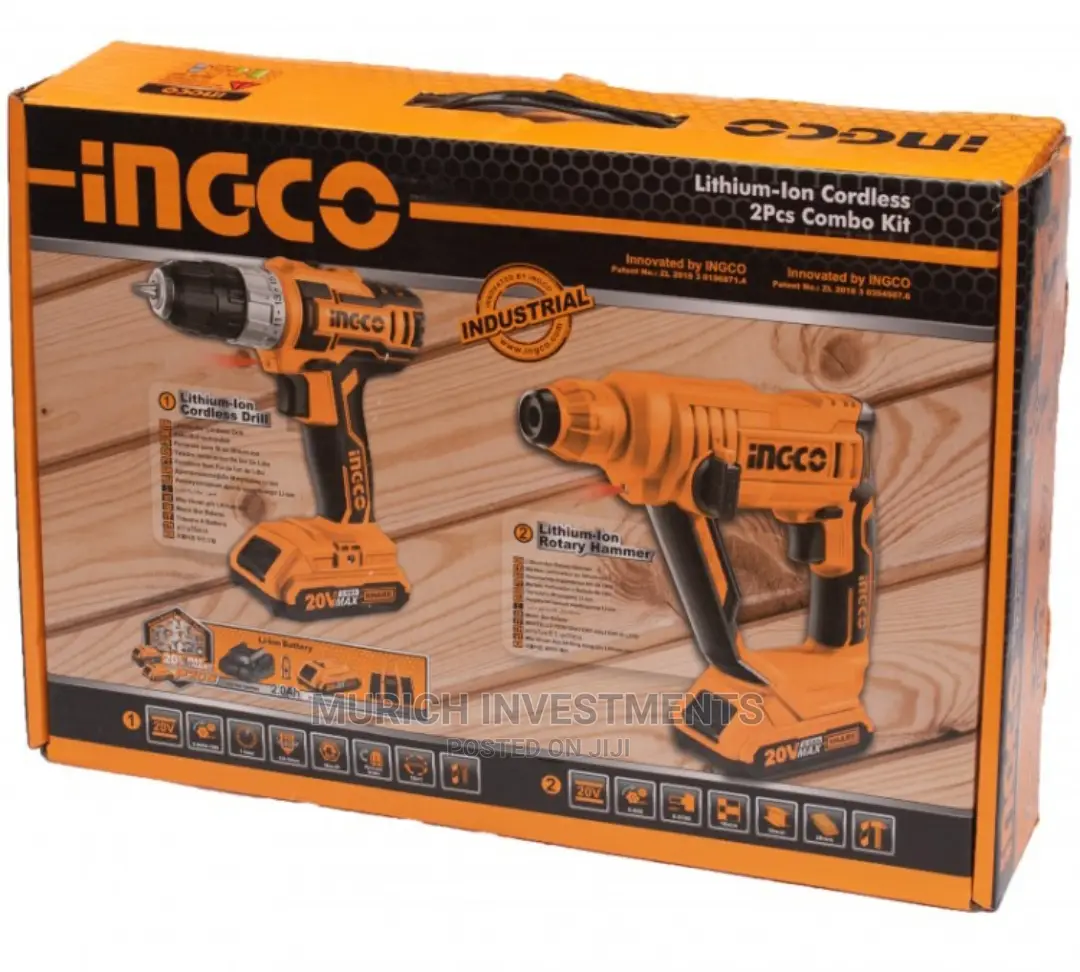 Lithium-Ion Cordless Rotary Hammer 2-Pc. Combo KIT Ckli2008
