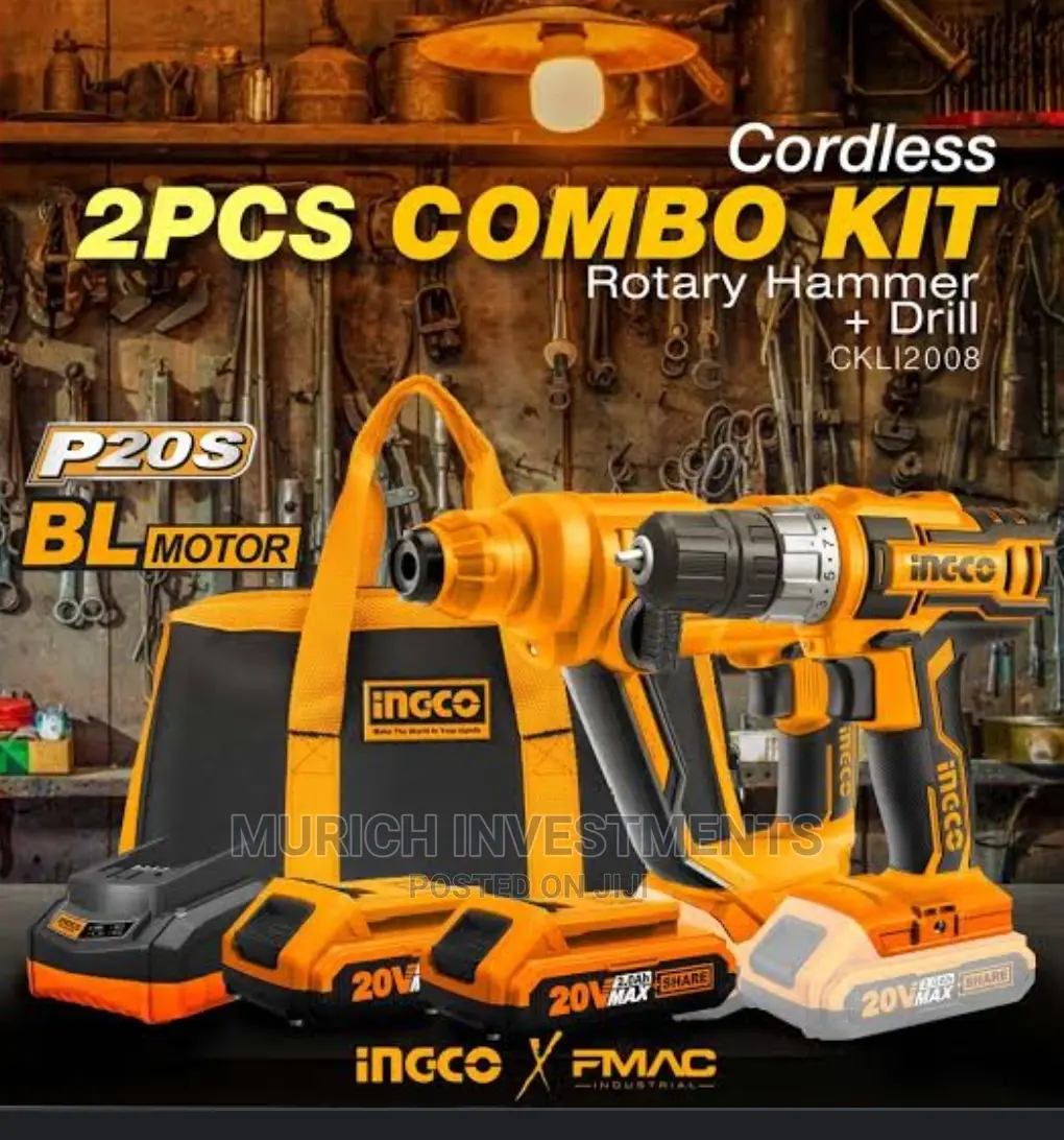 Lithium-Ion Cordless Rotary Hammer 2-Pc. Combo KIT Ckli2008