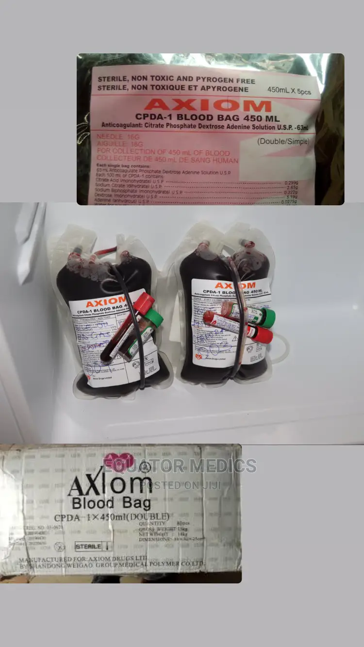 Blood Bag X 450ml X 1pc Double Axiom