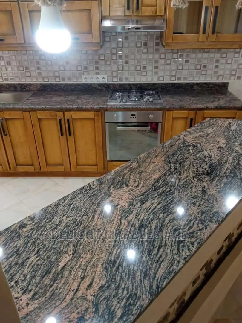 Multicoloured Granites Kitchens Countertops