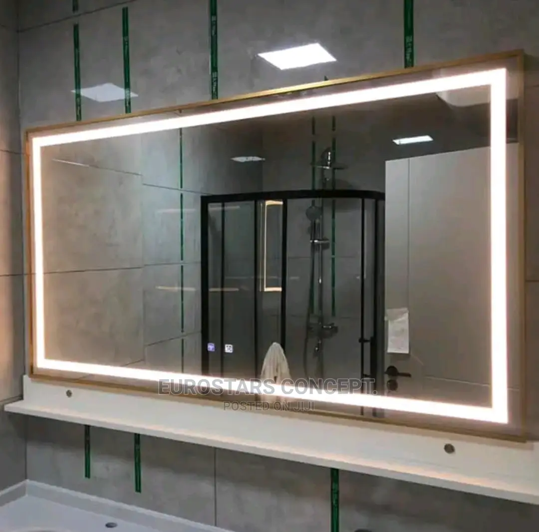 Long Executive Gold Mirror