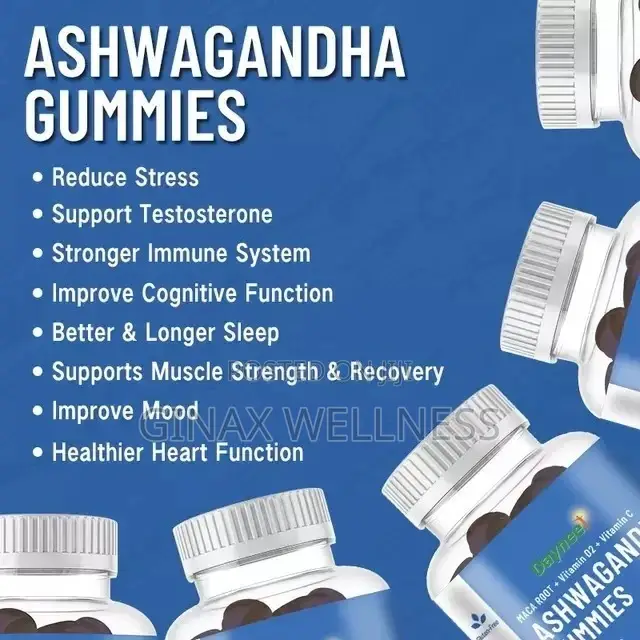 Ashwagandha Gummies | Dietary Supplement for Stress Energy