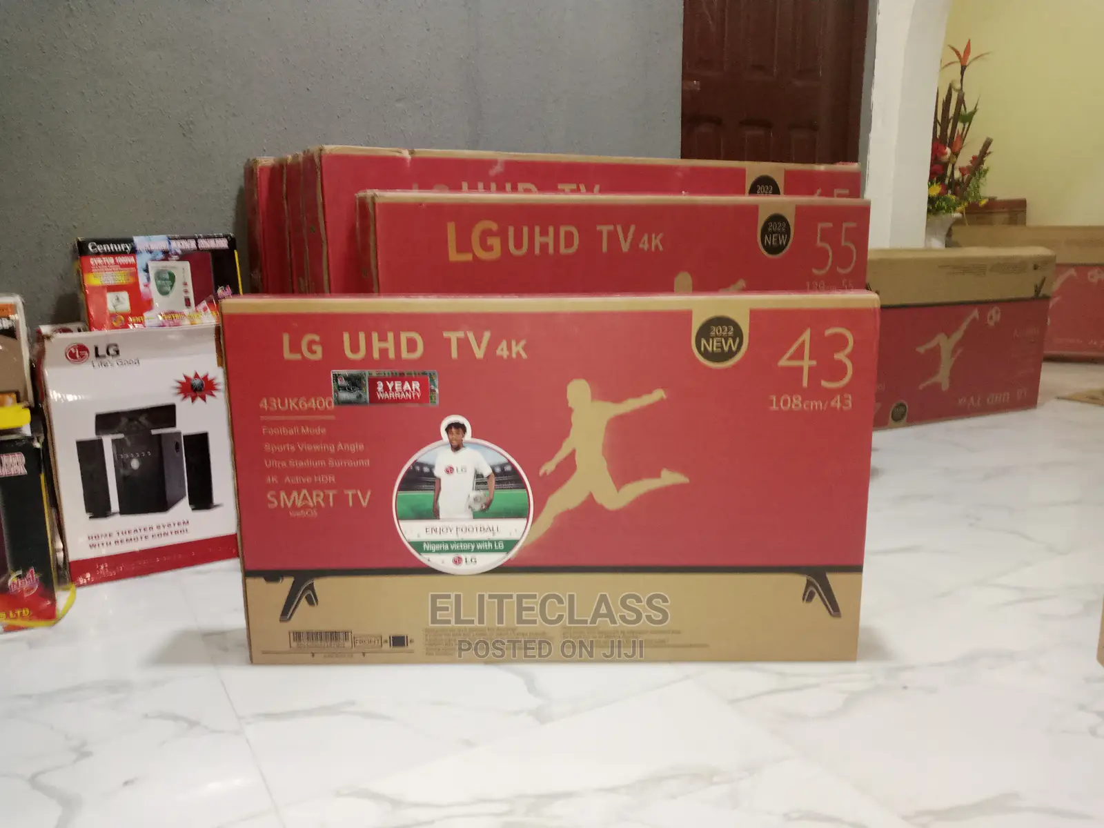 43" Inches Smart LG TV With Free Wall Stand