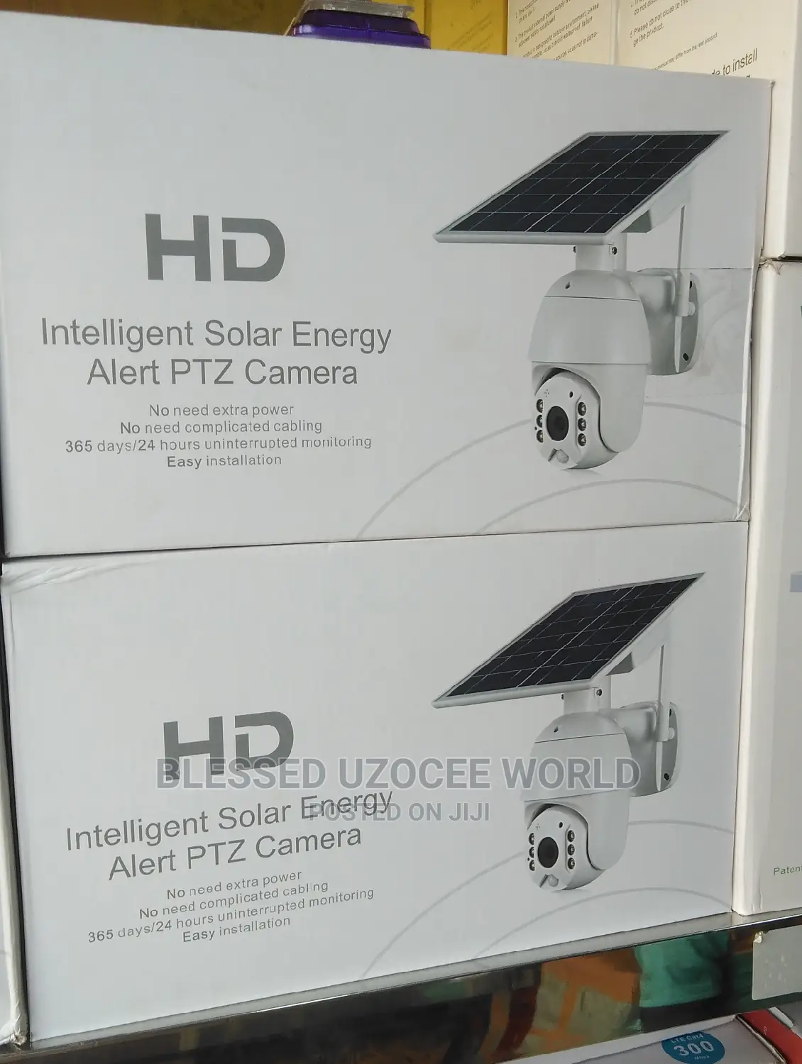 3MP Intelligent Solar Energy Alert PTZ Camera/ CCTV Camera