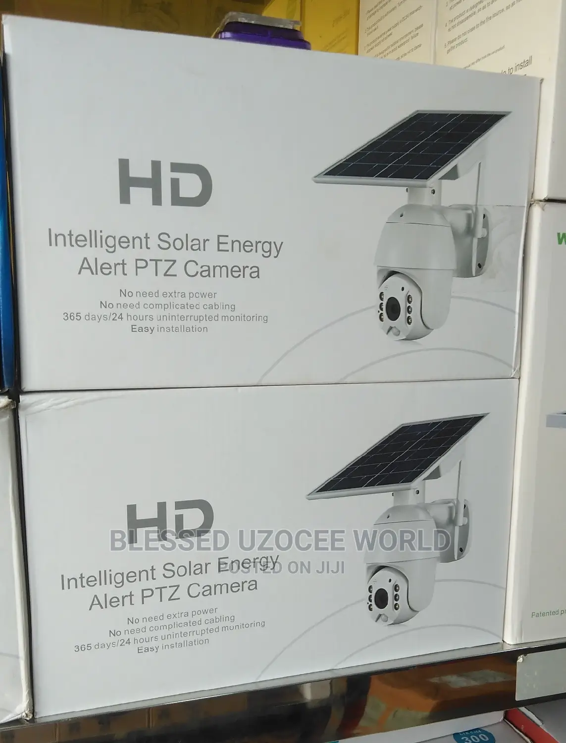 3MP Intelligent Solar Energy Alert PTZ Camera/ CCTV Camera