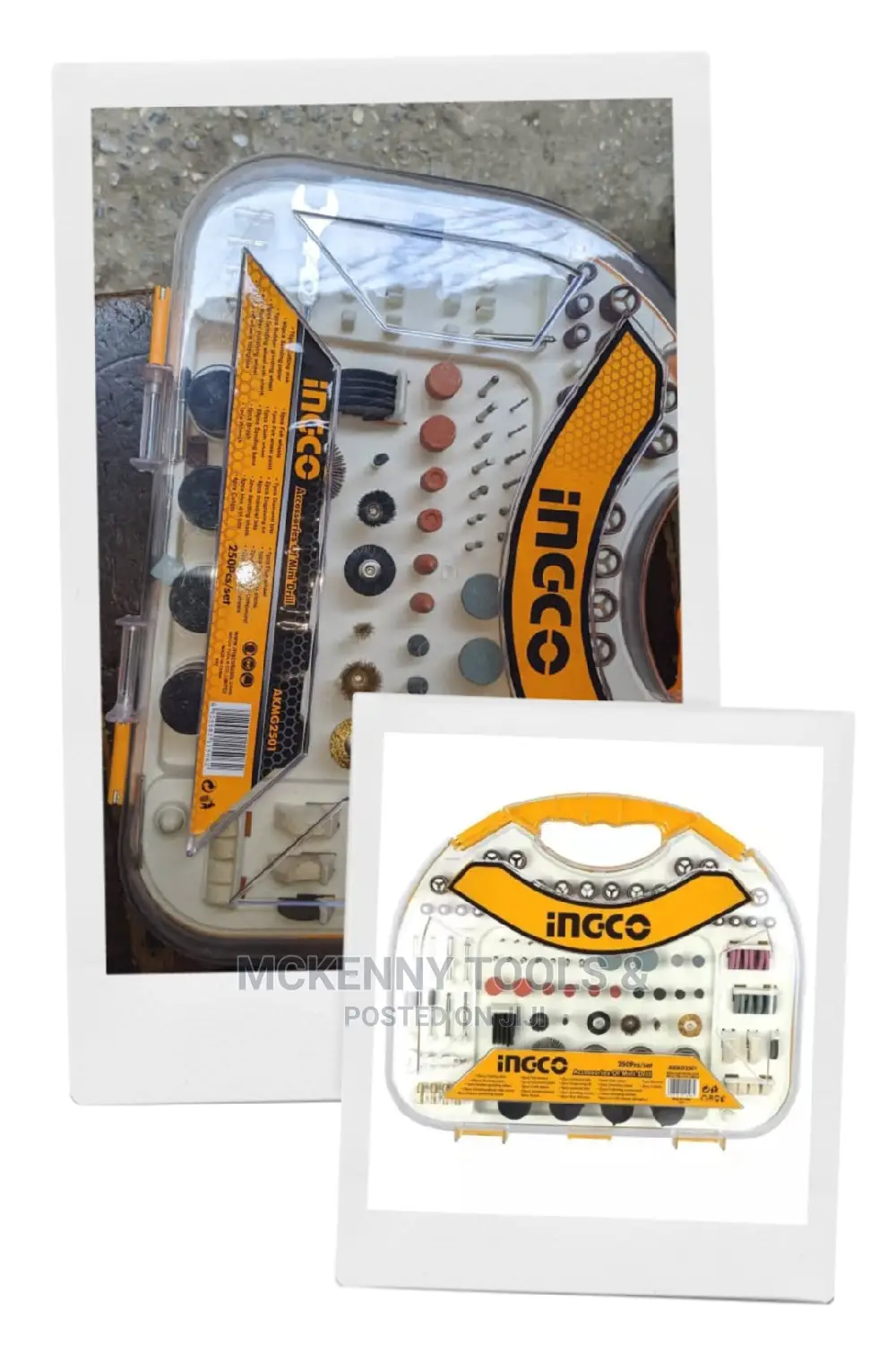 Ingco 250pcs Accessories Set for Mini Drill