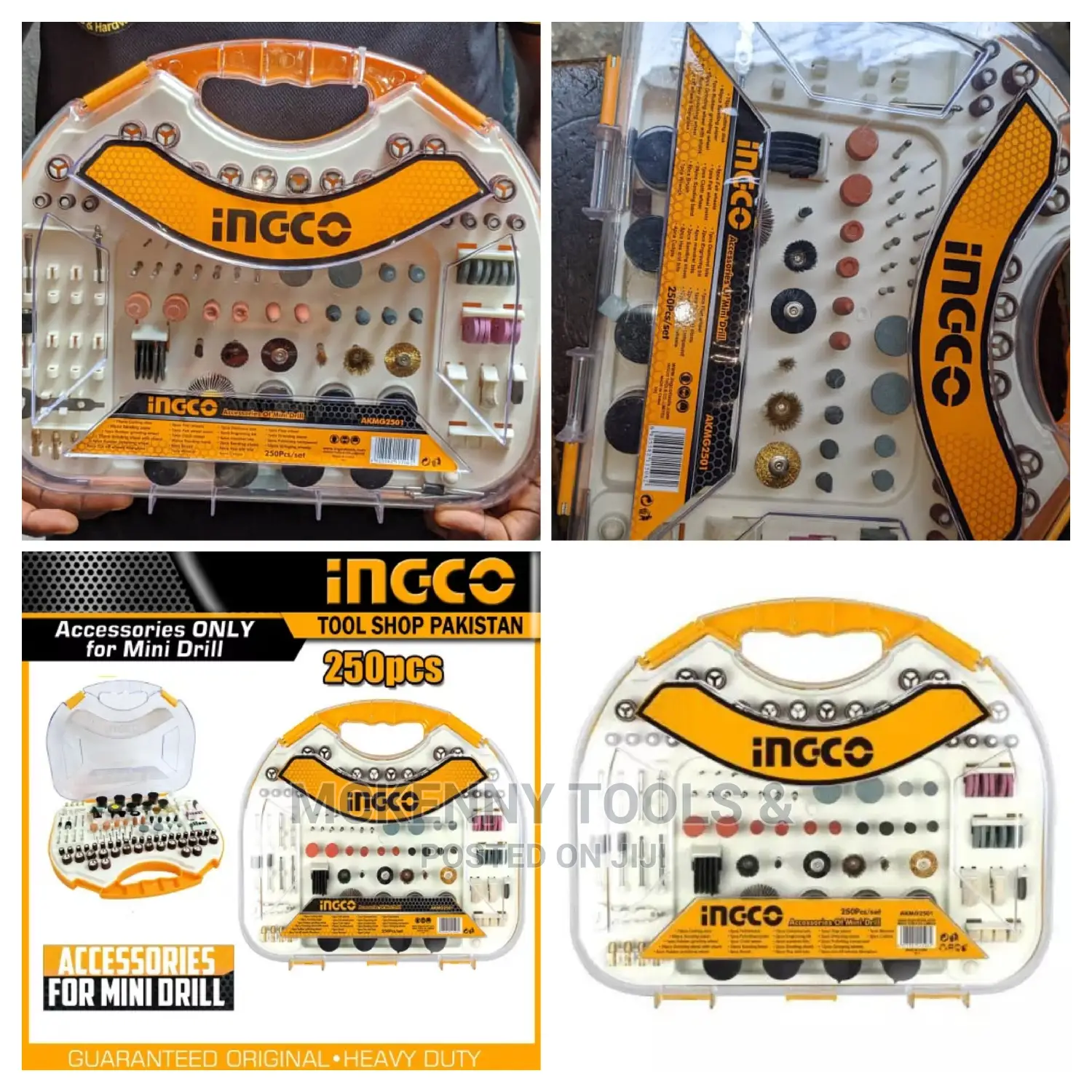 Ingco 250pcs Accessories Set for Mini Drill