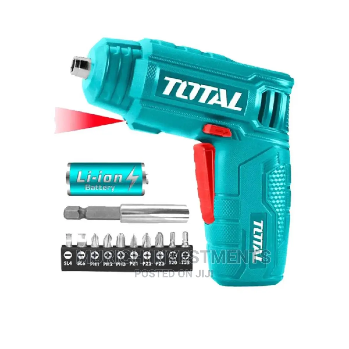 Mini Li-Ion Cordless Screwdriver Total Tsdli0402
