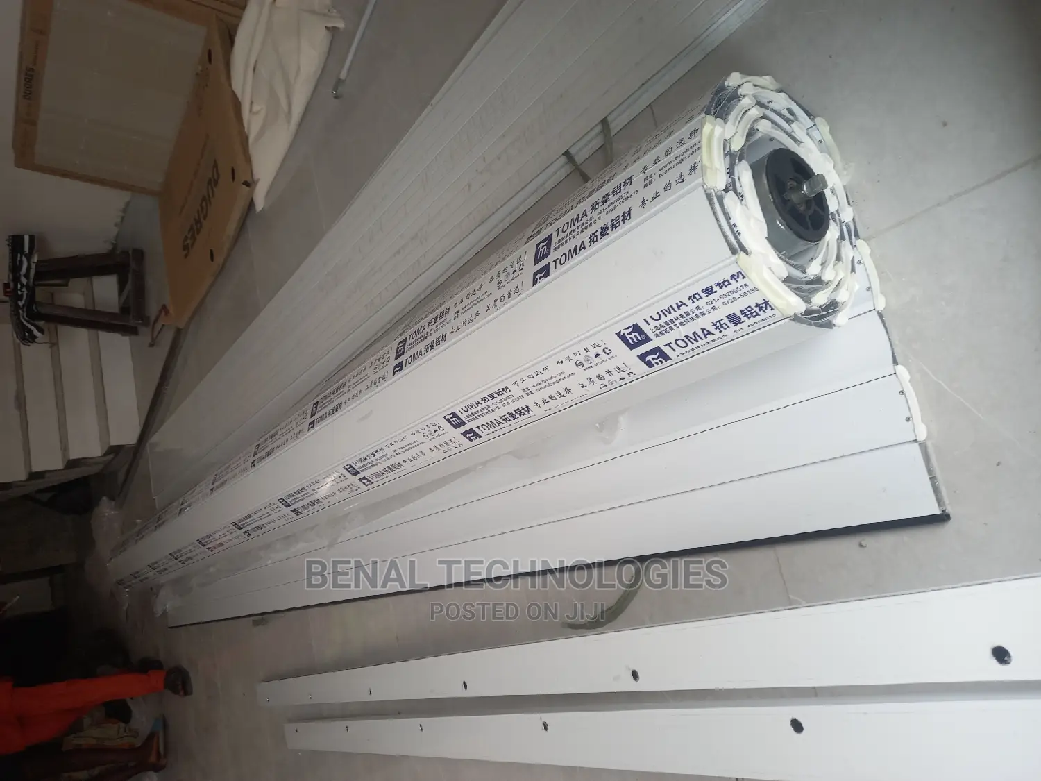 Durable Roller Shutter Garage Door in Ikeja From Benal Tech