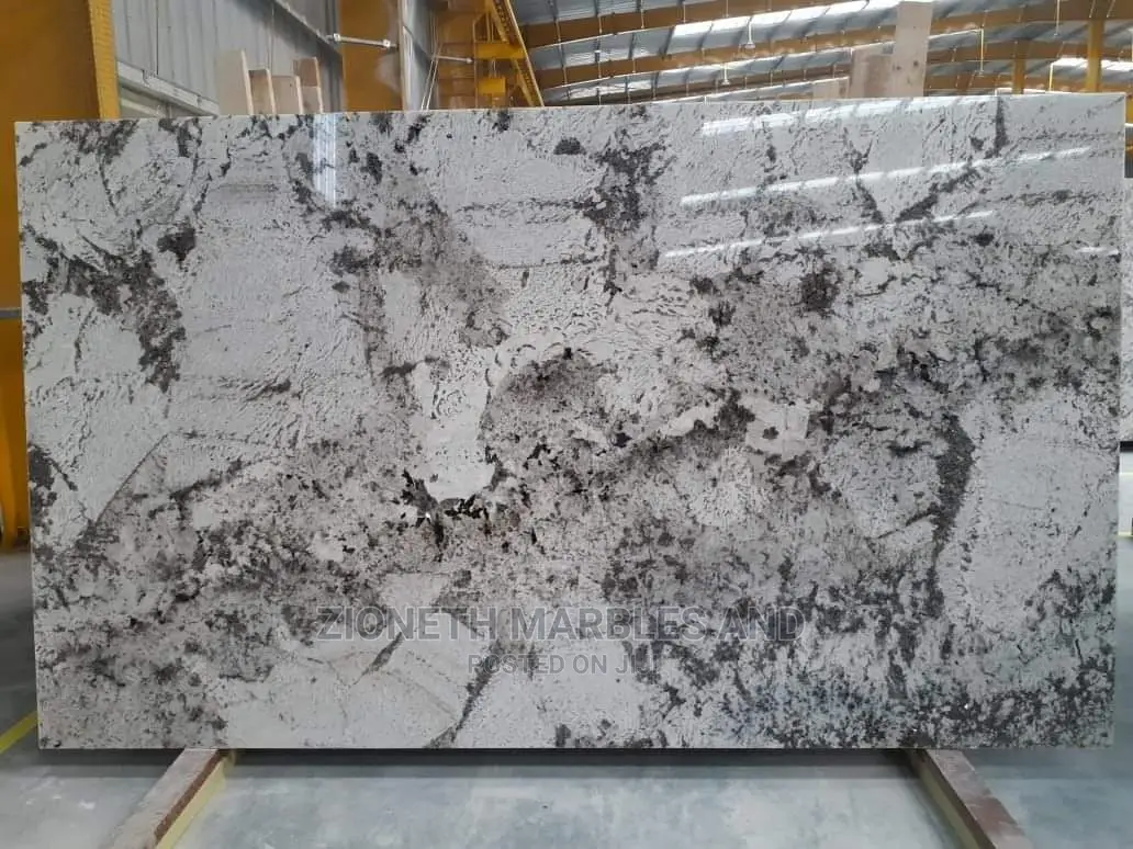 Italian High Quality Vain White Granite Marble Slab