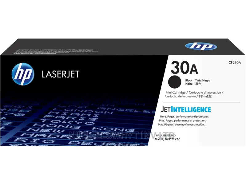 HP 30A Black Original Laserjet Toner Cartridge (CF230A)