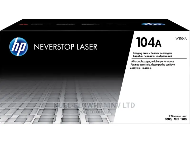 Hp 104a Black Original Laser Imaging Drum (W1104a)