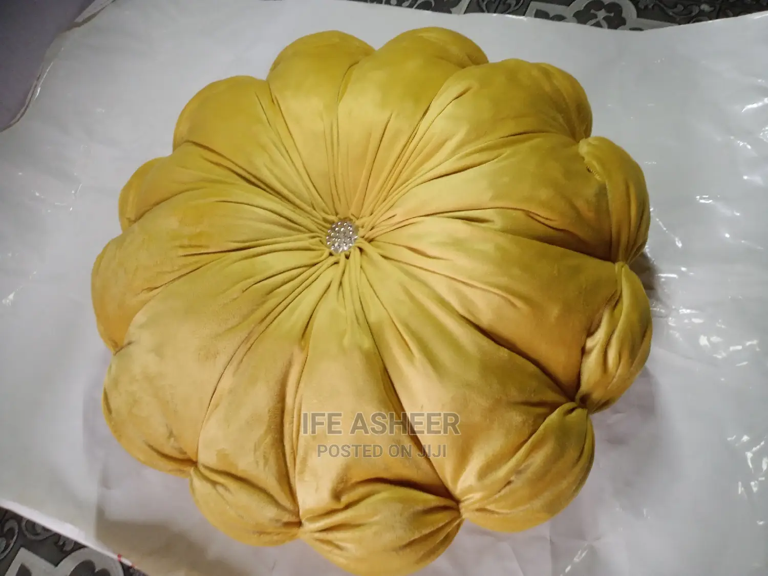 Exotic and Beautiful Throw Pillow 001 - Yellow