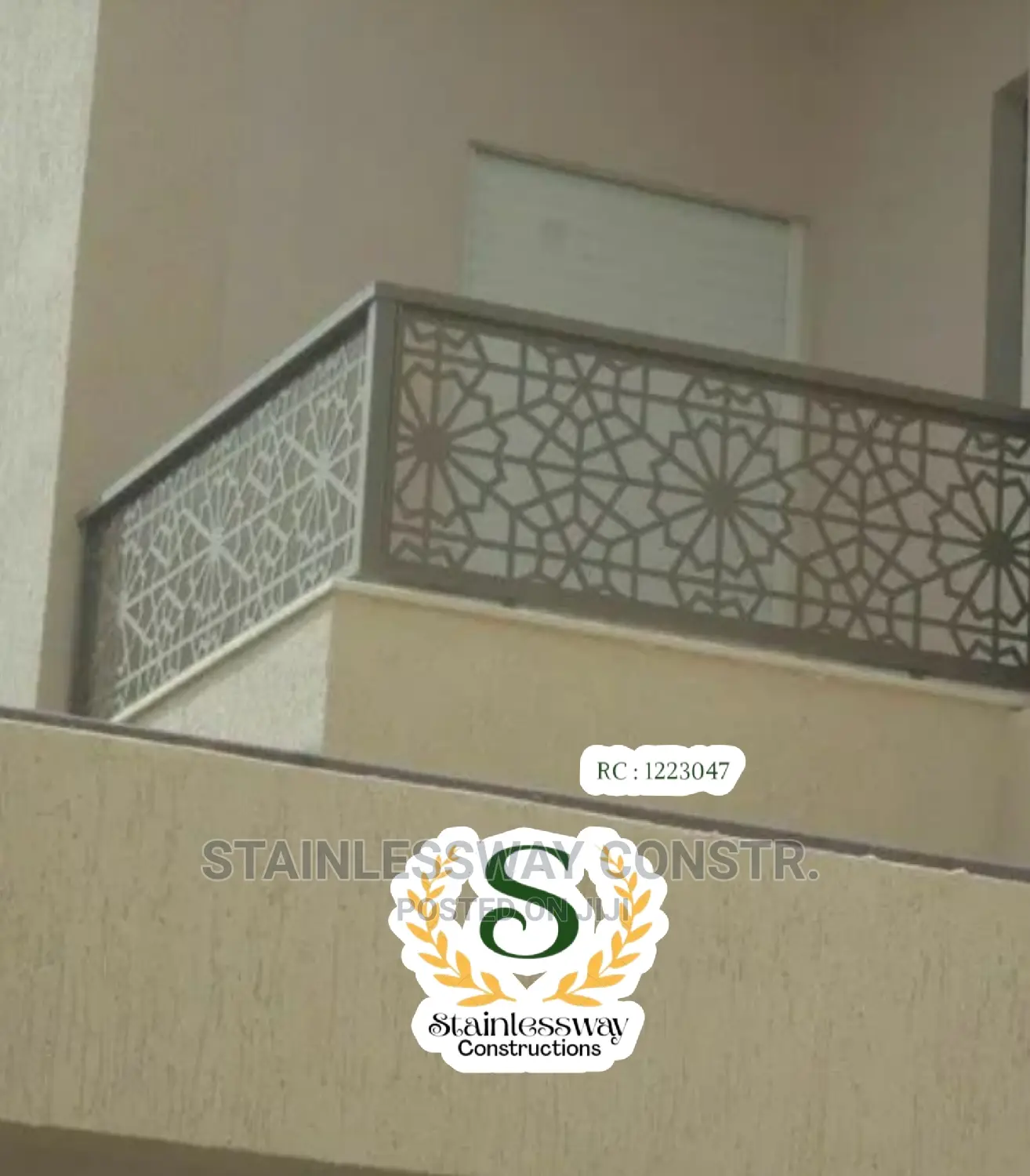 Lasercut Railing at Dakwo District Abuja