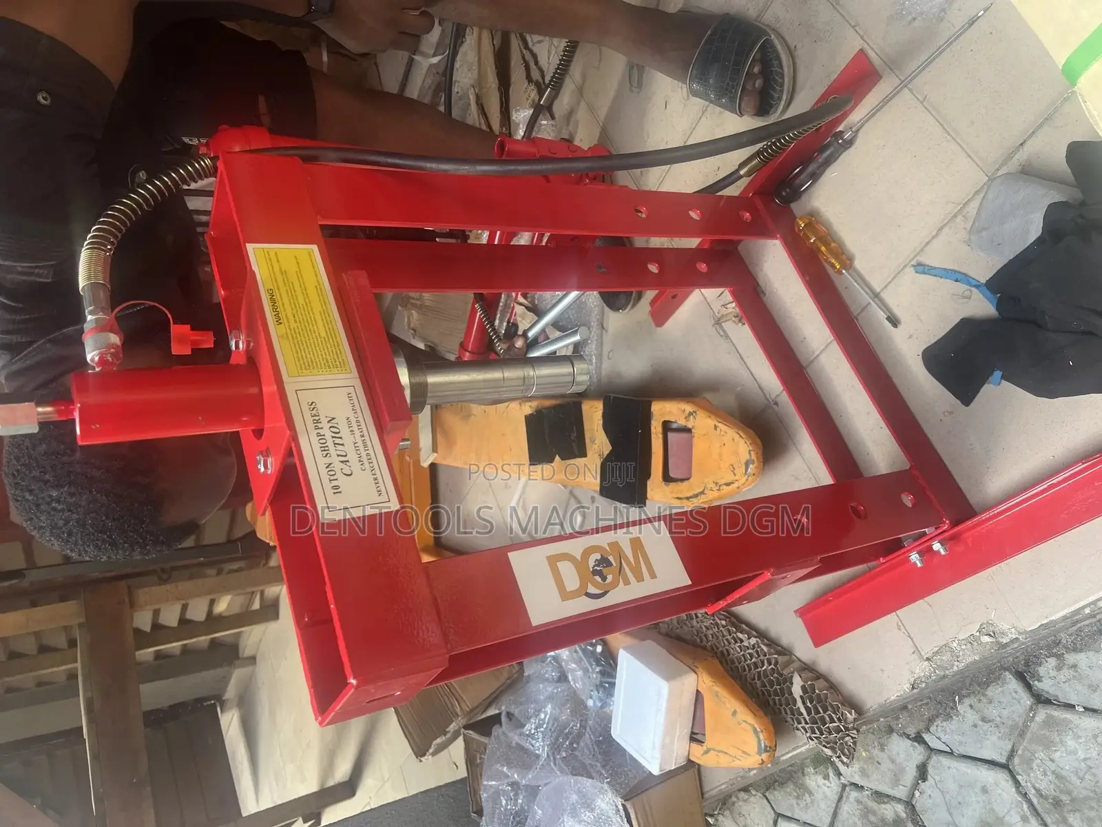 10-Ton Hydraulic Shop Press