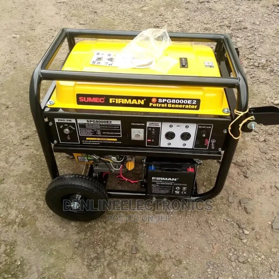 Sumec Firman Copper Generator. SPG 8000e2 5kva,Copper,