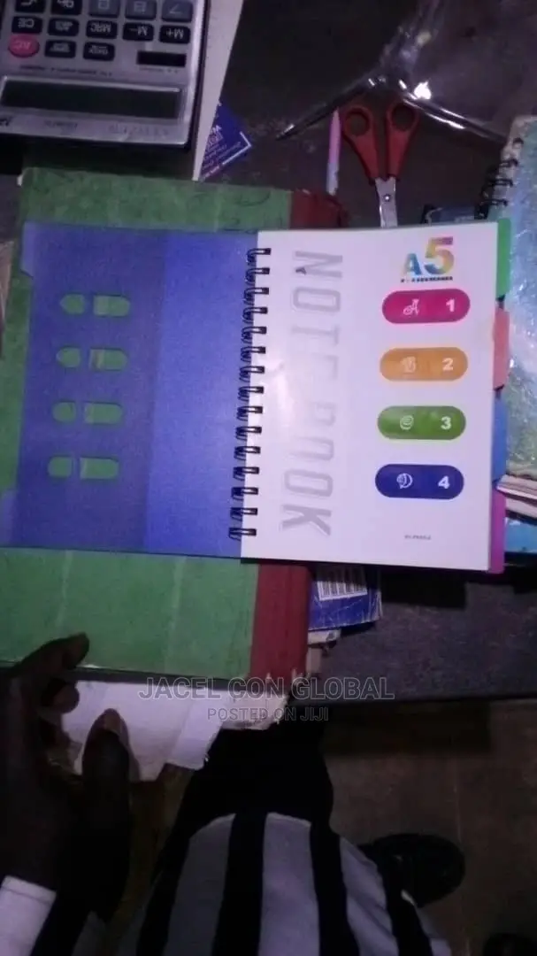 A5 PVC 4 in 1 Notebook (Spiral Blinded Notebook)