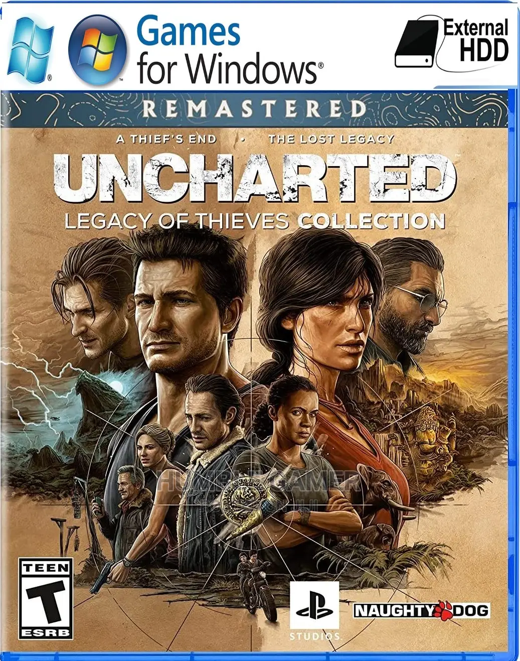 UNCHARTED Legacy of Thieves Collection PC Game + Flash Drive
