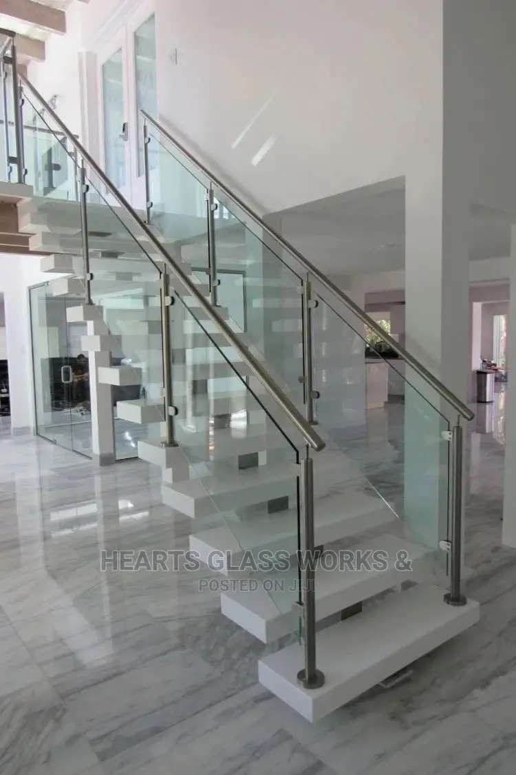 Frameless Glass Stairs Railing 