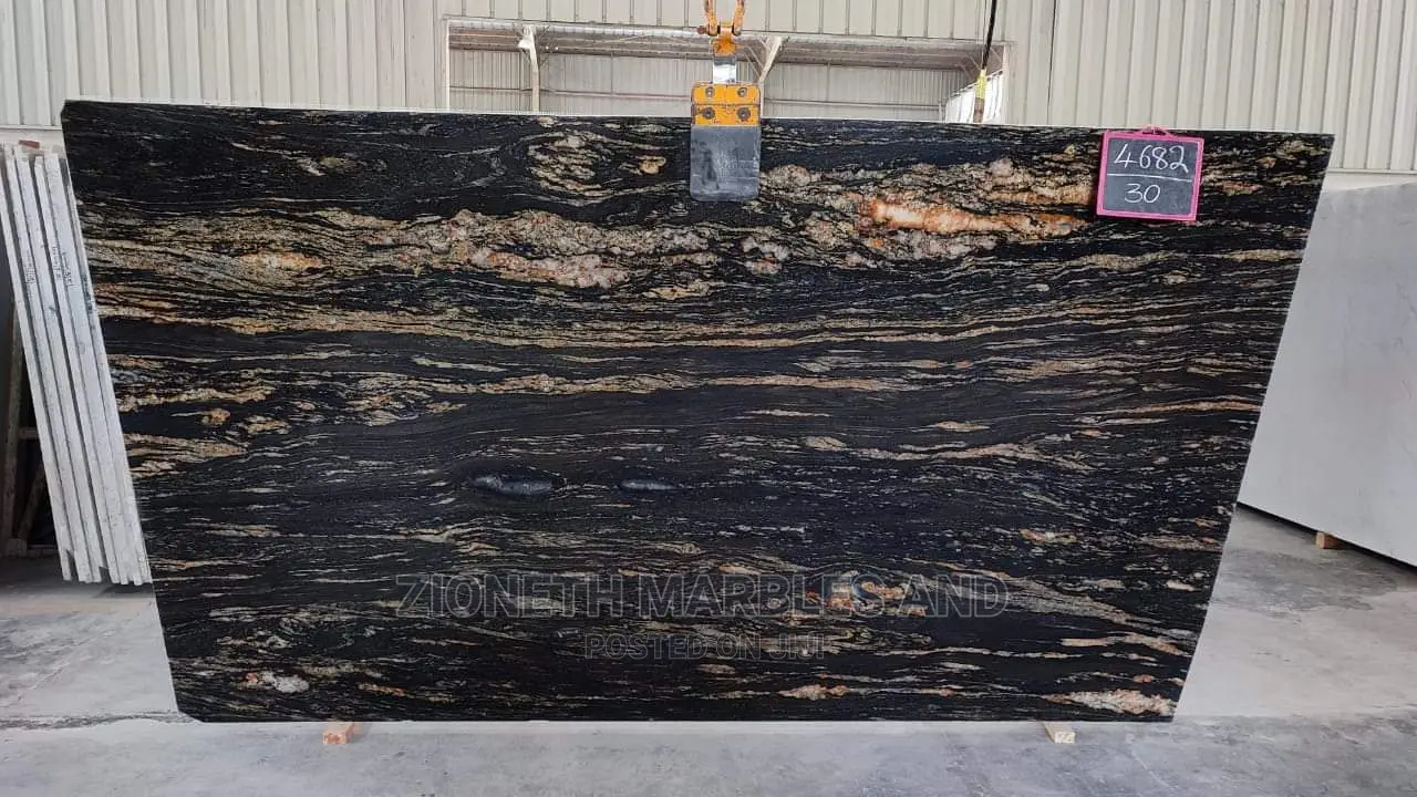 Indian High Quality Fushion Gold Granite/Marble Slab