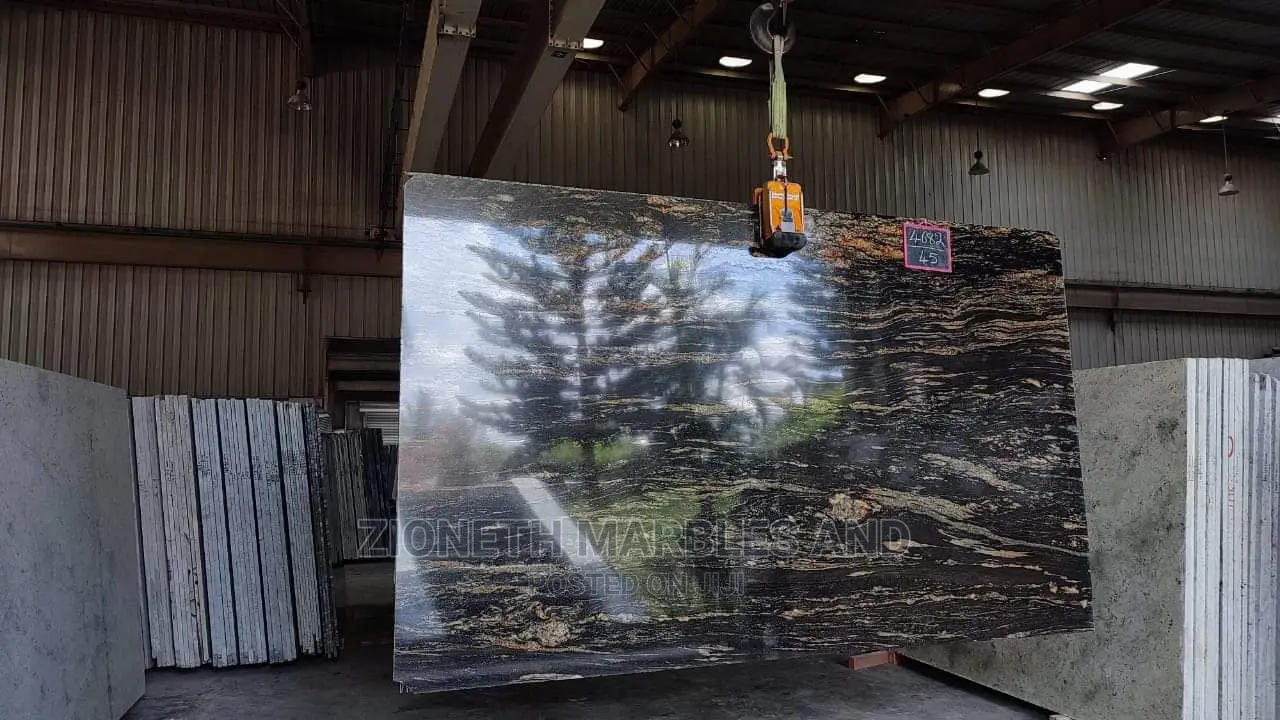 Indian High Quality Fushion Gold Granite/Marble Slab