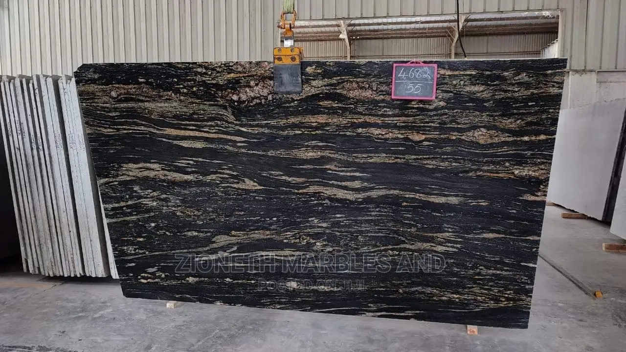 Indian High Quality Fushion Gold Granite/Marble Slab