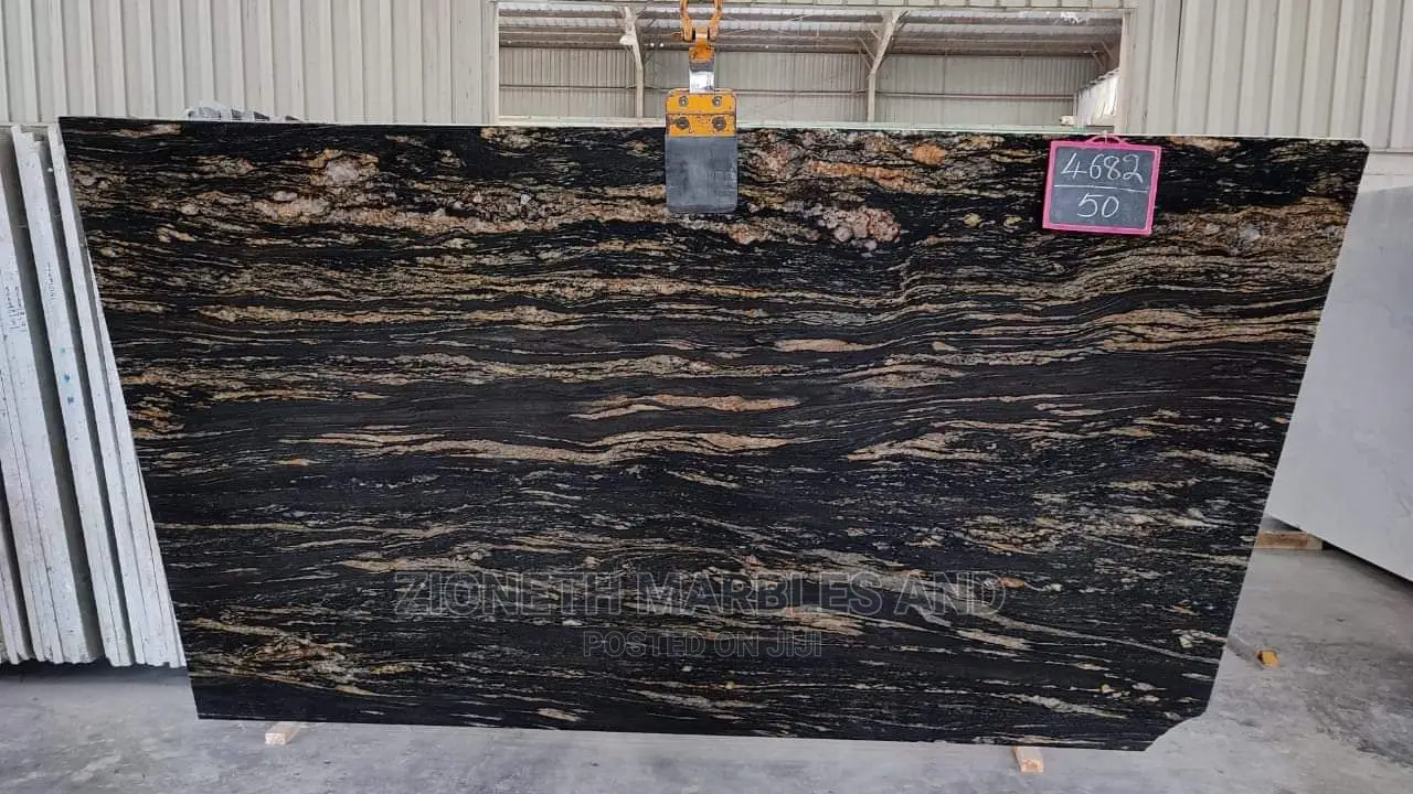 Indian High Quality Fushion Gold Granite/Marble Slab