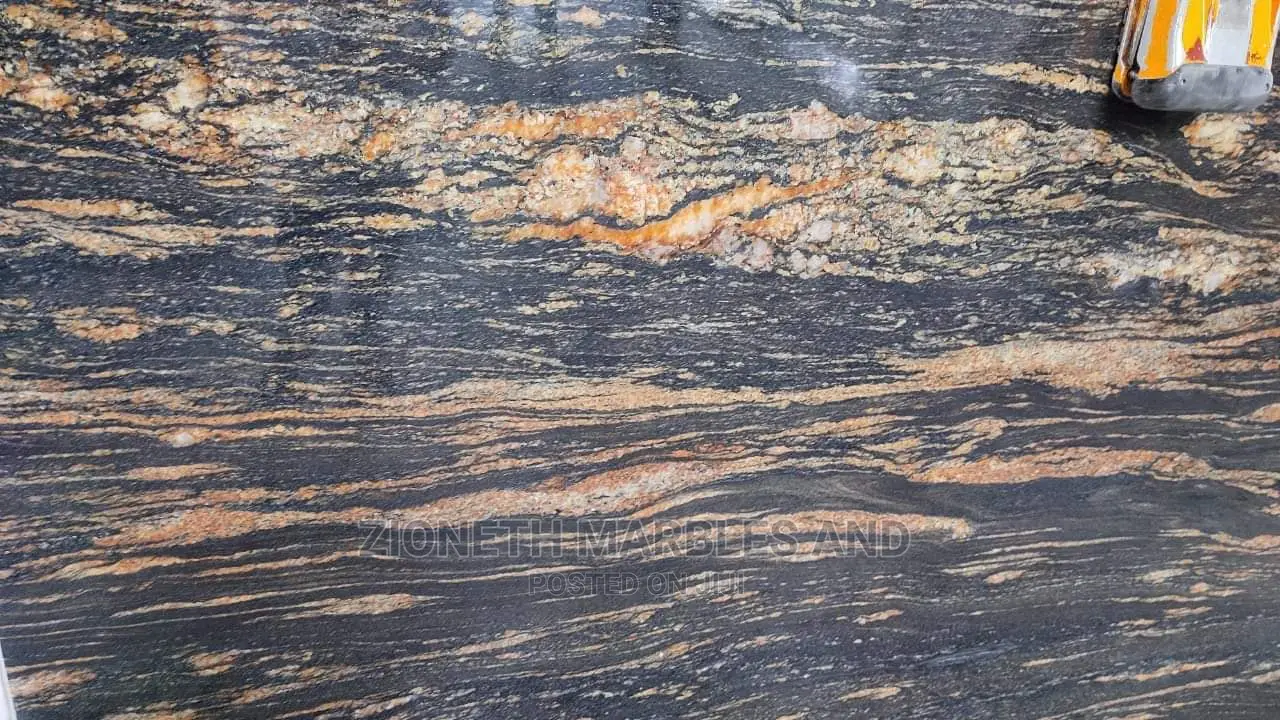Indian High Quality Fushion Gold Granite/Marble Slab