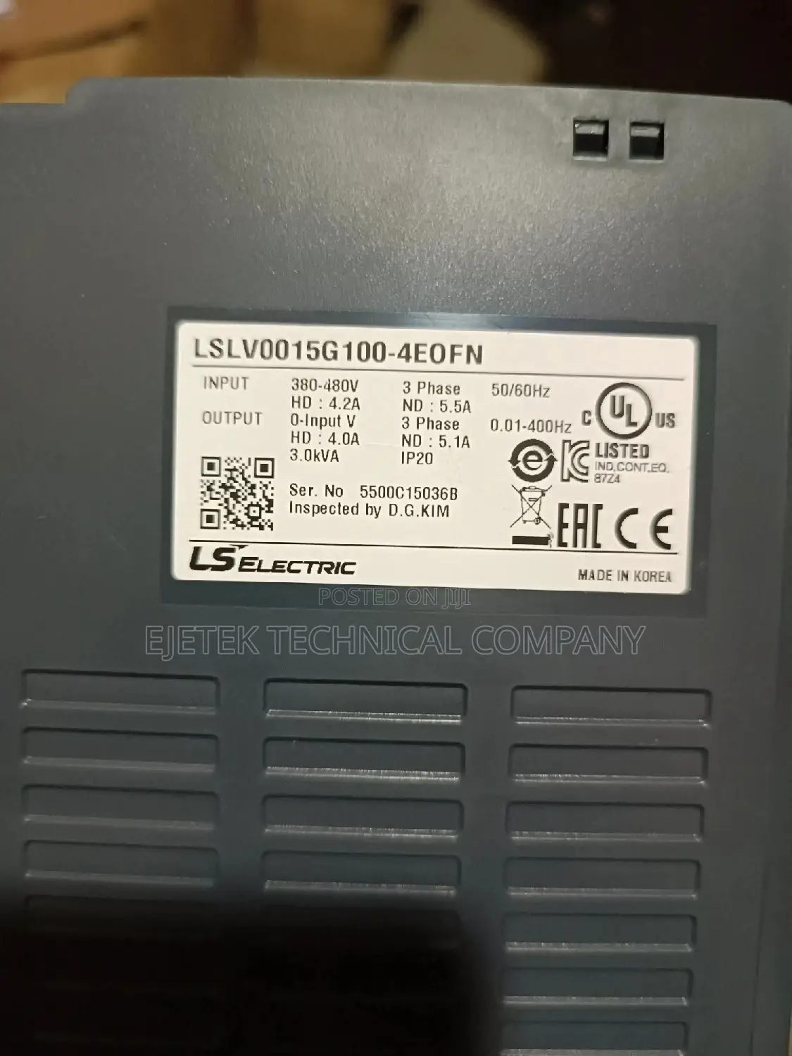 LS 1.5kw/2hp Inverter 380v