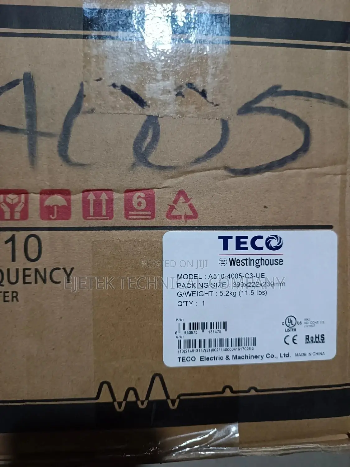 Teco Motor Drive 4kw/5hp