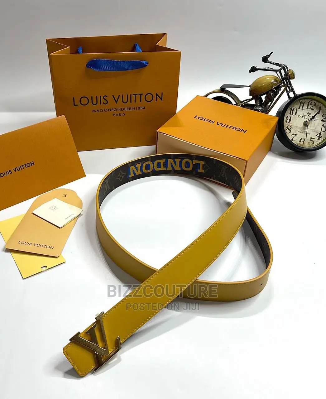 High Quality LOUIS VUITTON Leather Belt Available in Store