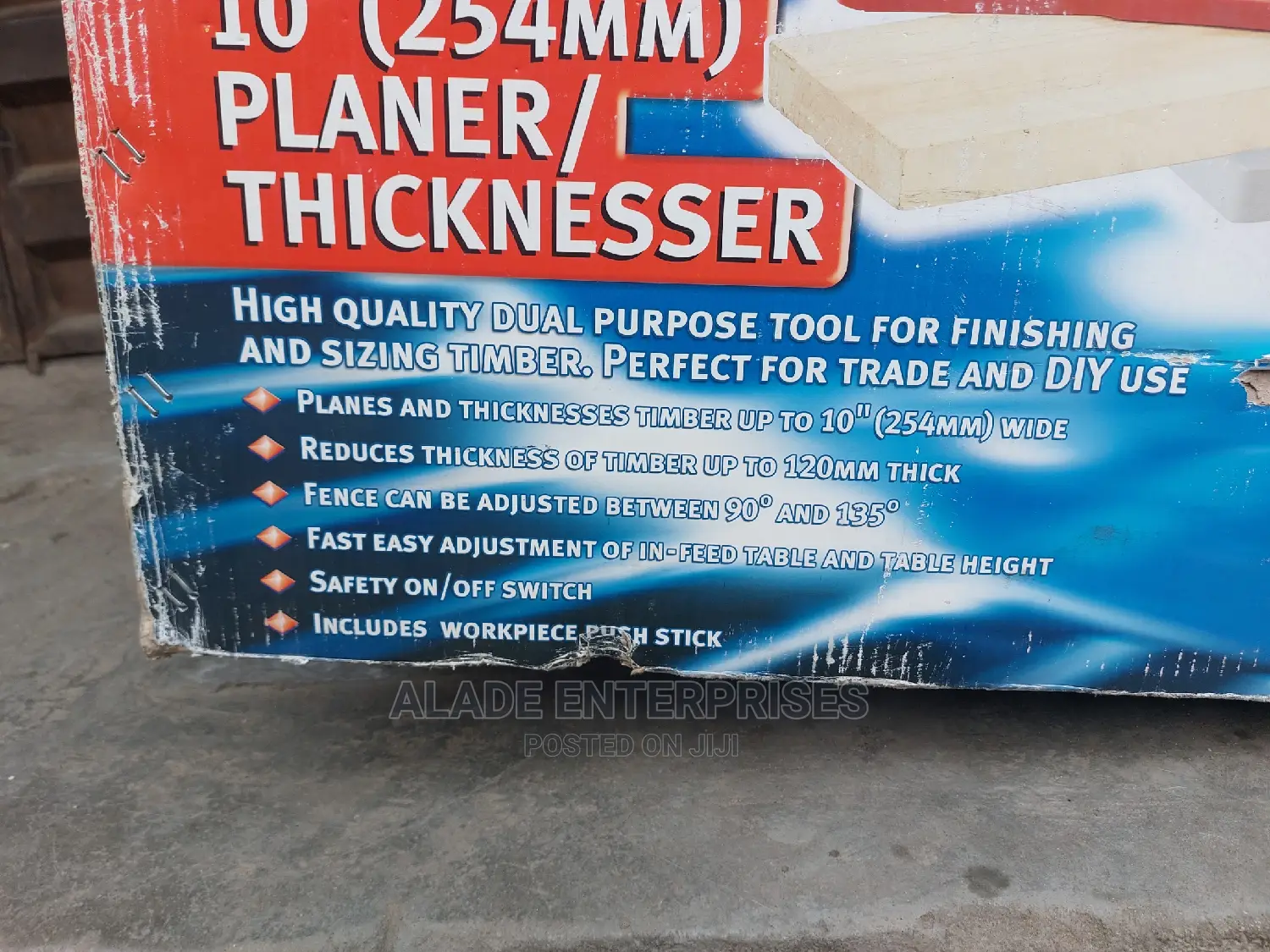 Clarke Industrial Thickness Planer 10 Inches Cpt1000 254mm